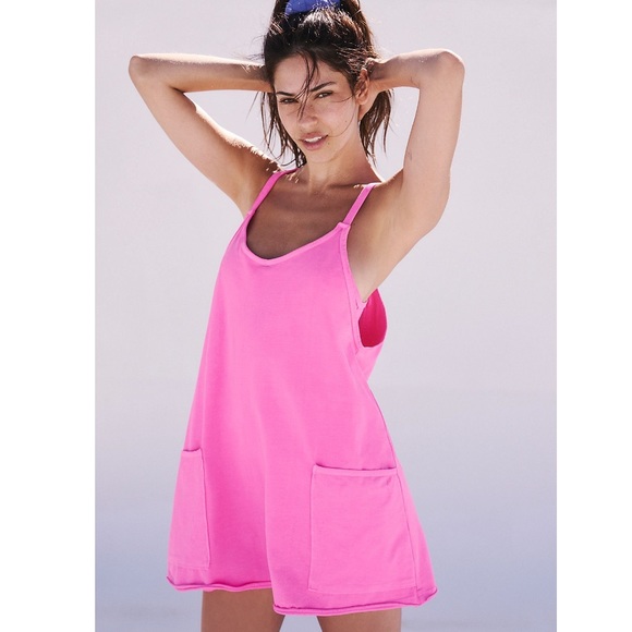 FP Movement Hot Shot Mini Dress -Pink Living Magenta Free People Size XS New NWT - Picture 3 of 5